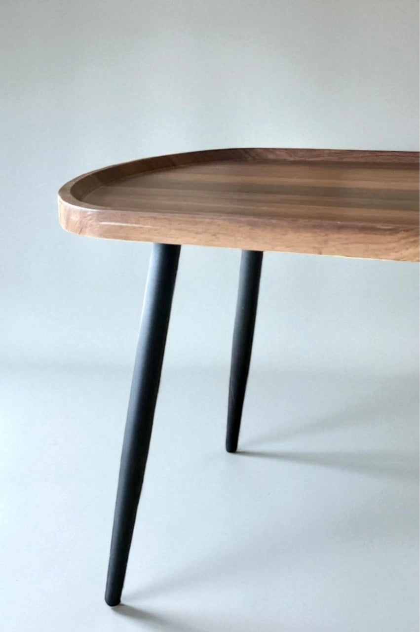 Amaya Wooden Coffee Table – Honey Walnut Finish