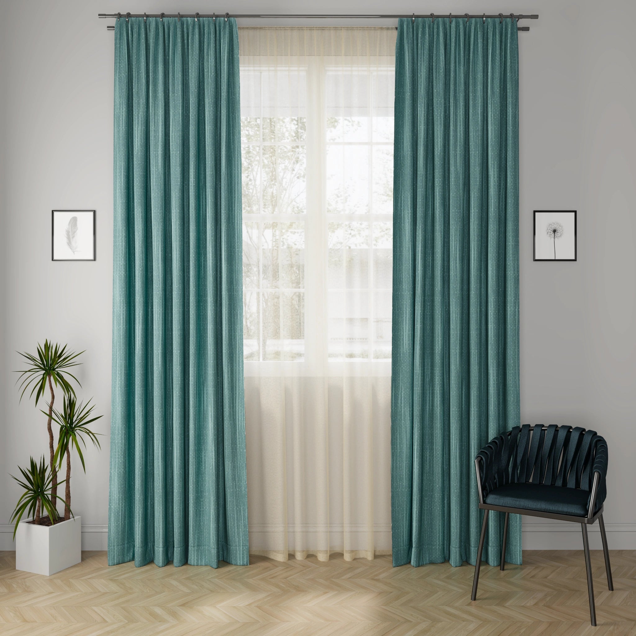 Linux Pool Curtain Fabric