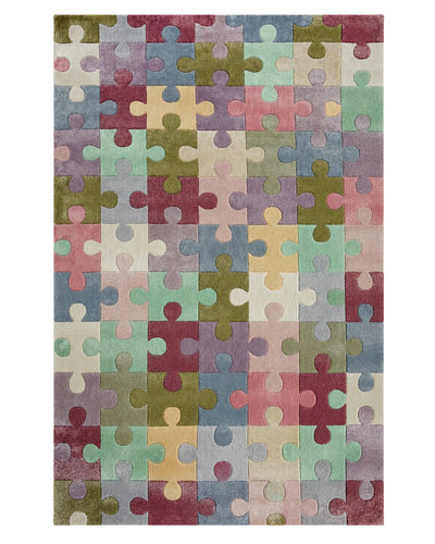Pastel Puzzle Play Kids Carpet