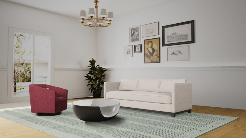 Modern Living Room Customization Experience