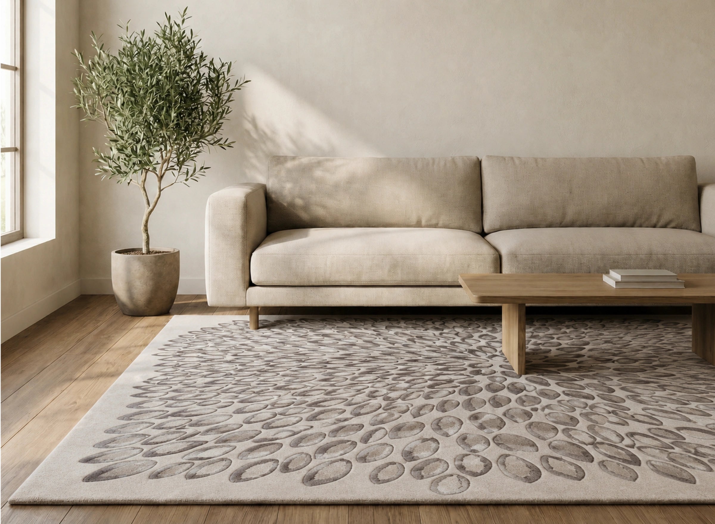 Radiant Petal Burst Carpet