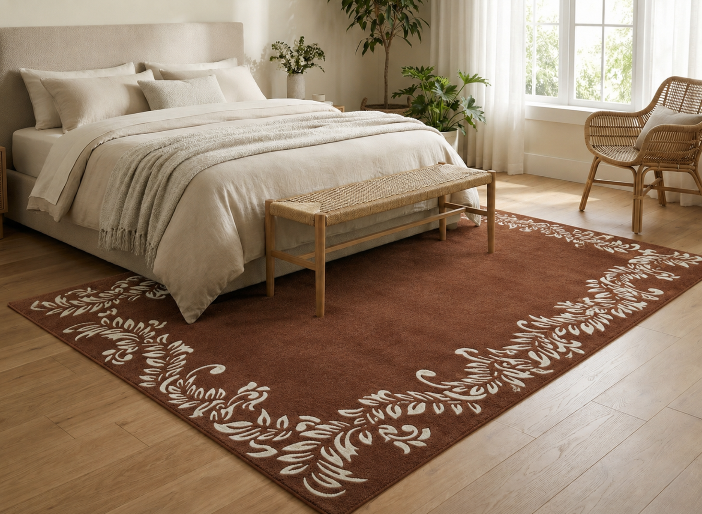 Regal Vine Border Carpet