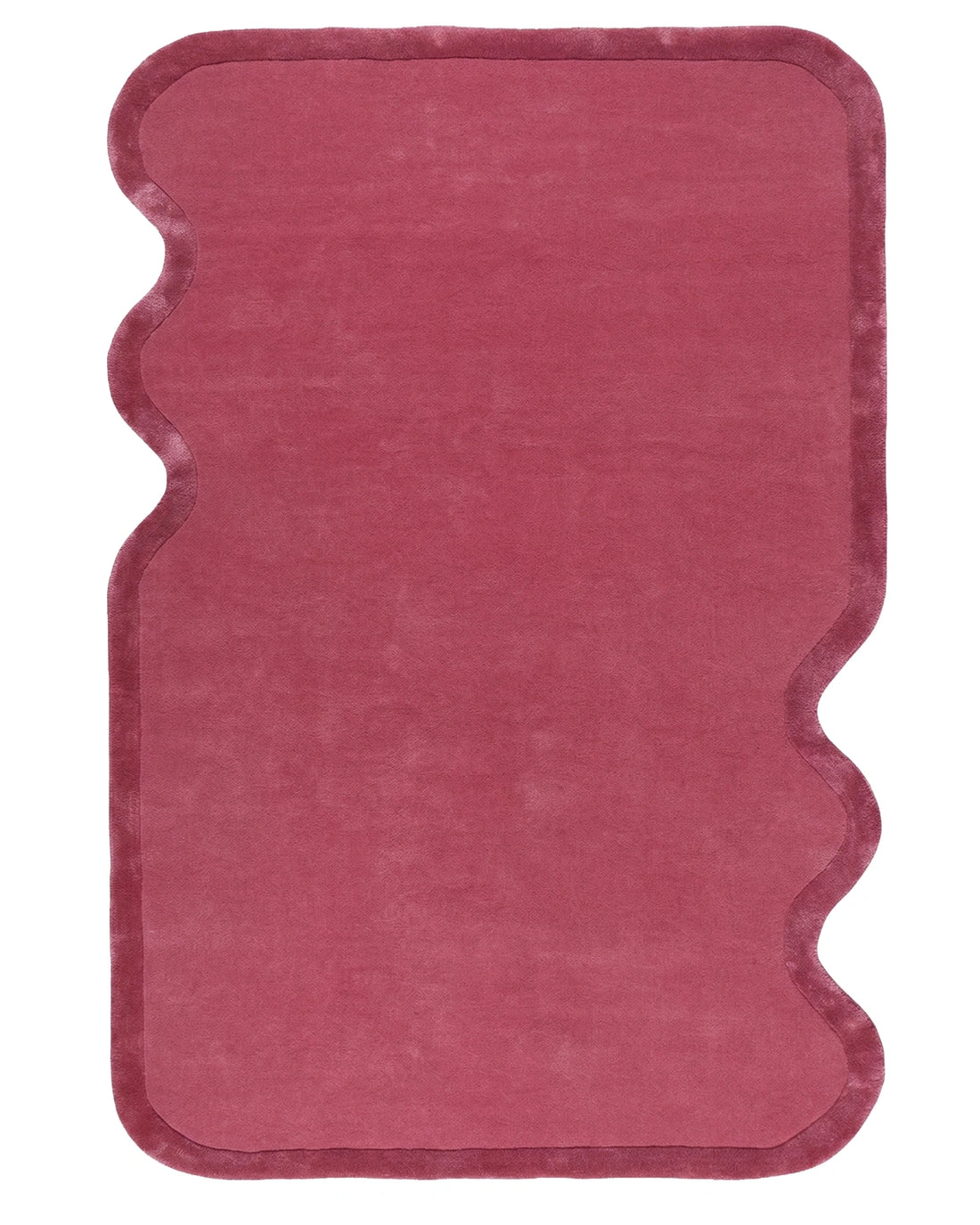 Rose Pink Solid Sculpted Designer Carpet