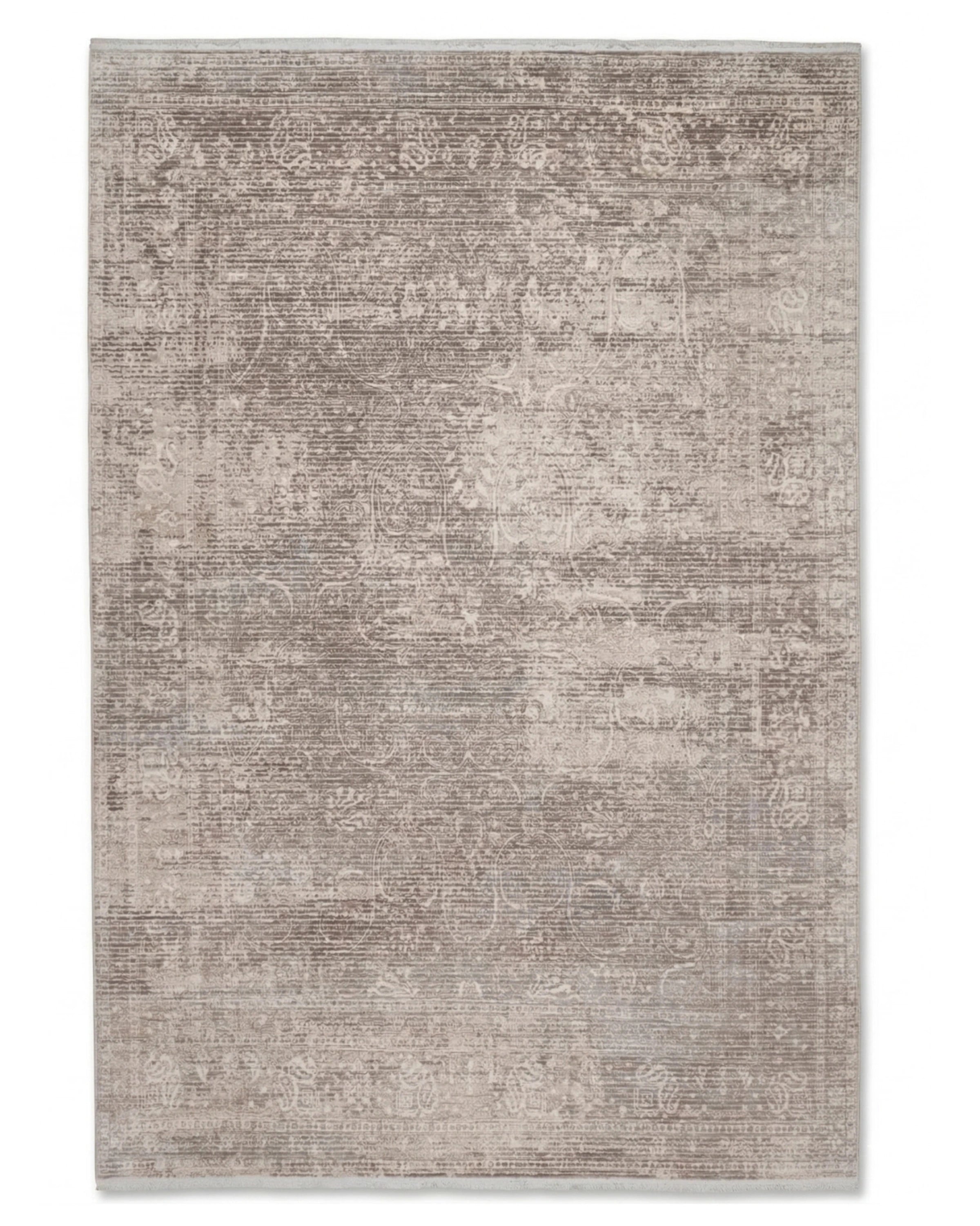 Assorted Taupe Beige Subtle Damask Carpet