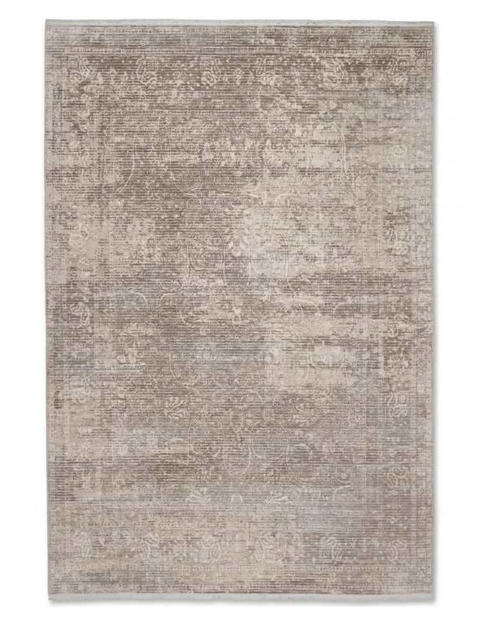 Assorted Taupe Beige Subtle Damask Carpet