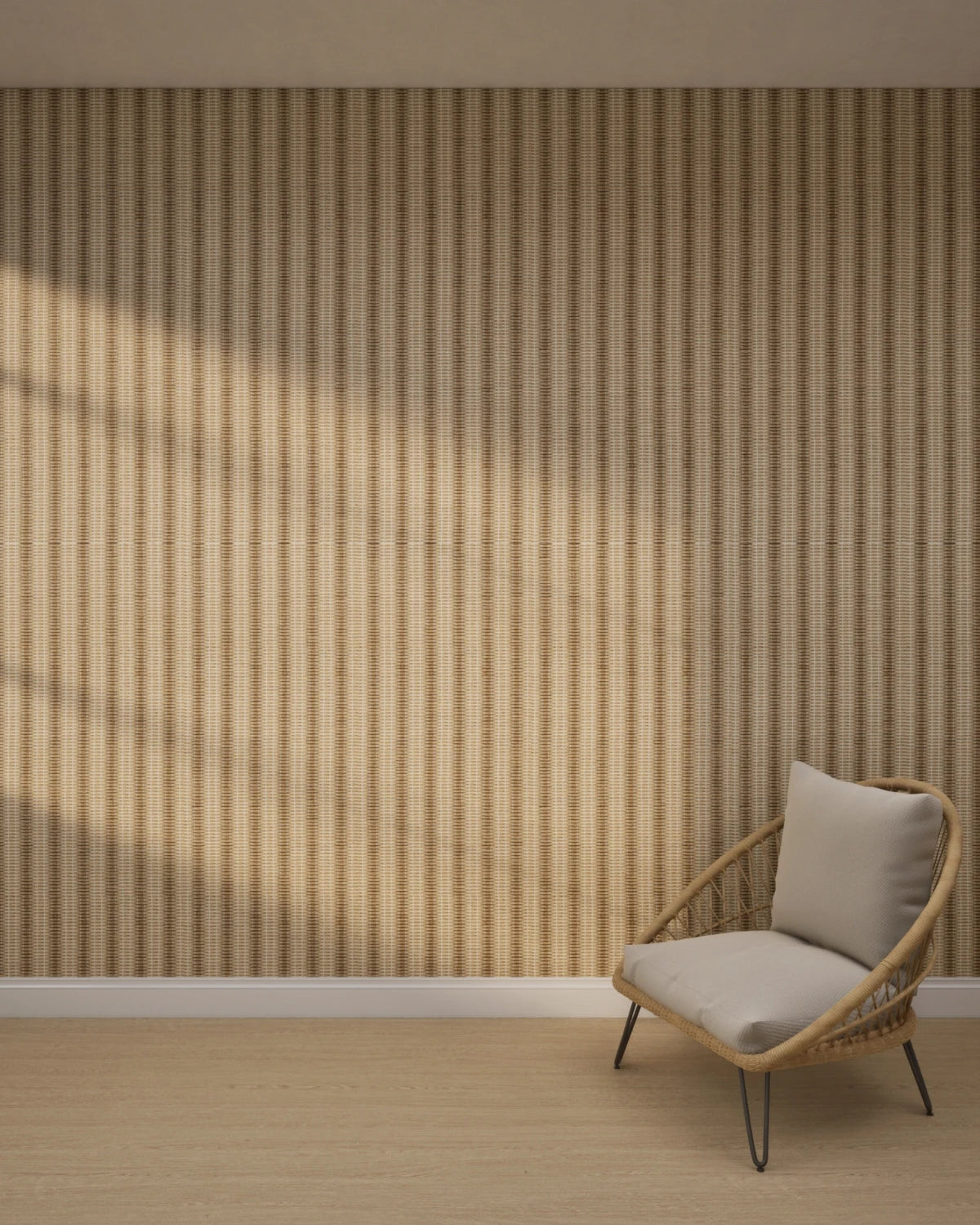 Vertical Rib Weave Wallpaper