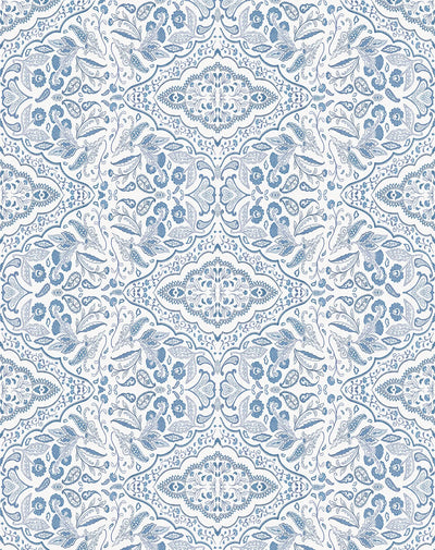 Azure Medallion Sky Wallpaper