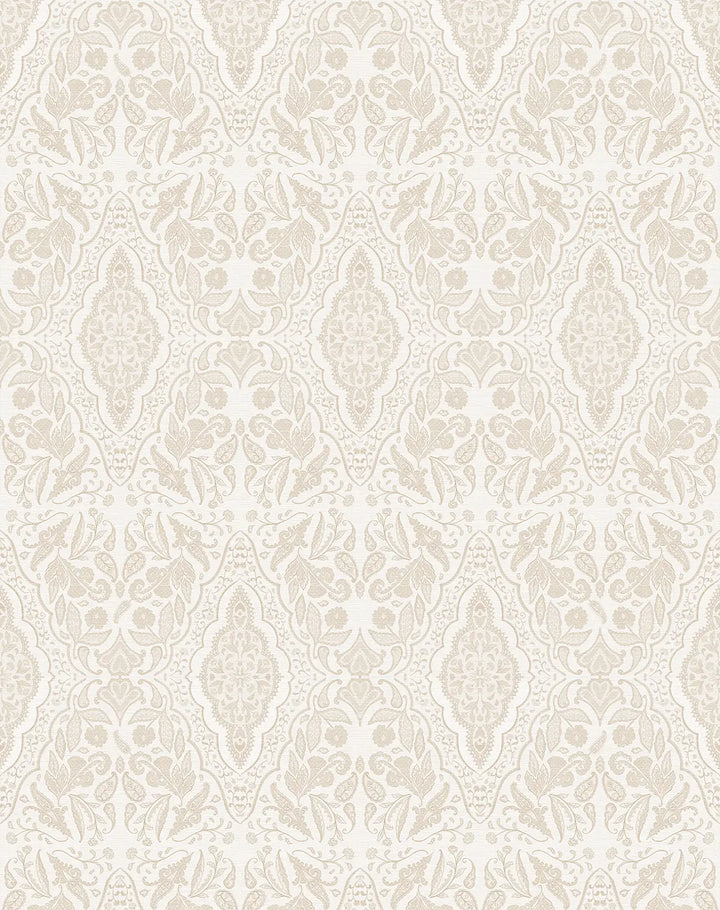 Ornella Ivory Beige Wallpaper