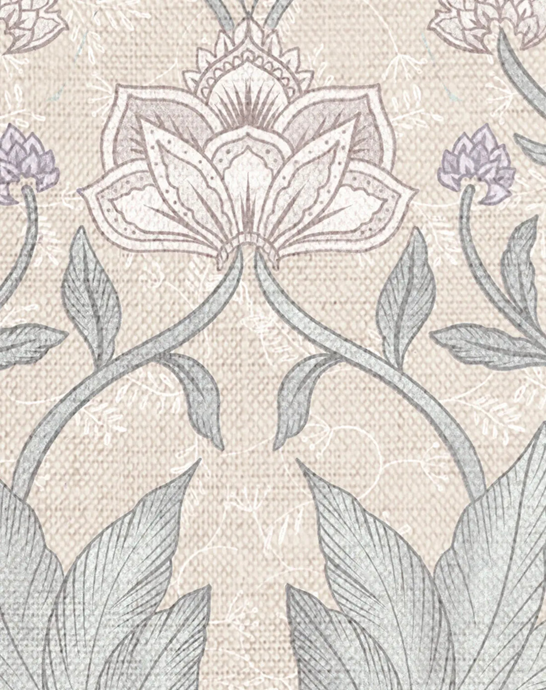 Lotus Grey Wallpaper