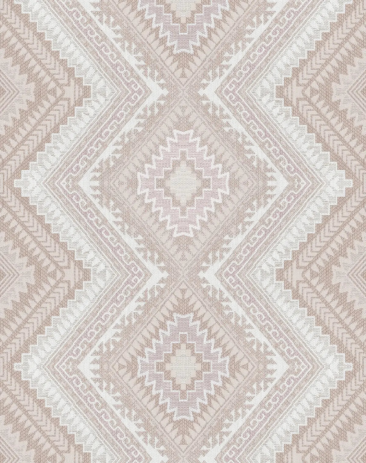 Tribal Taupe Wallpaper