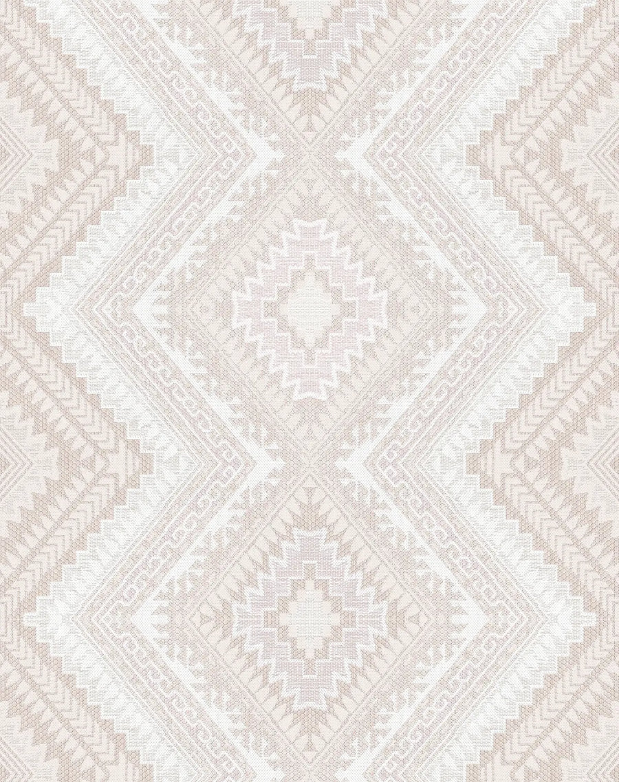 Tribal Cream Wallpaper