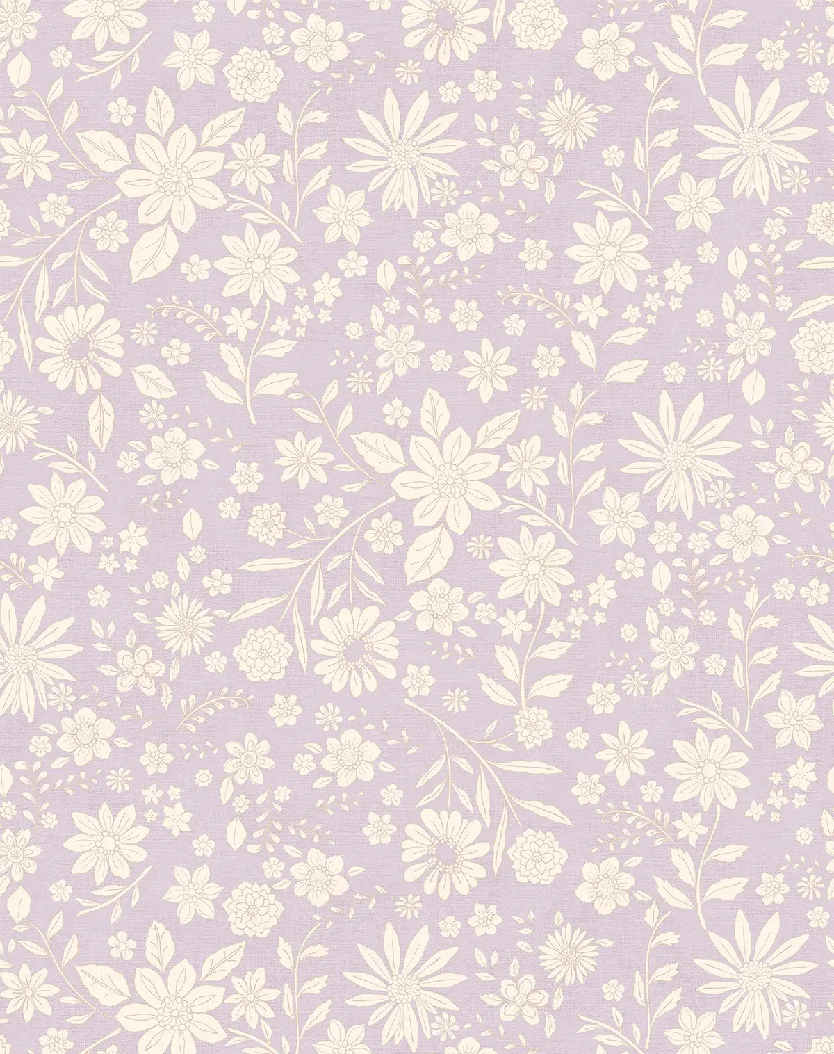 Daisy Lilac Wallpaper