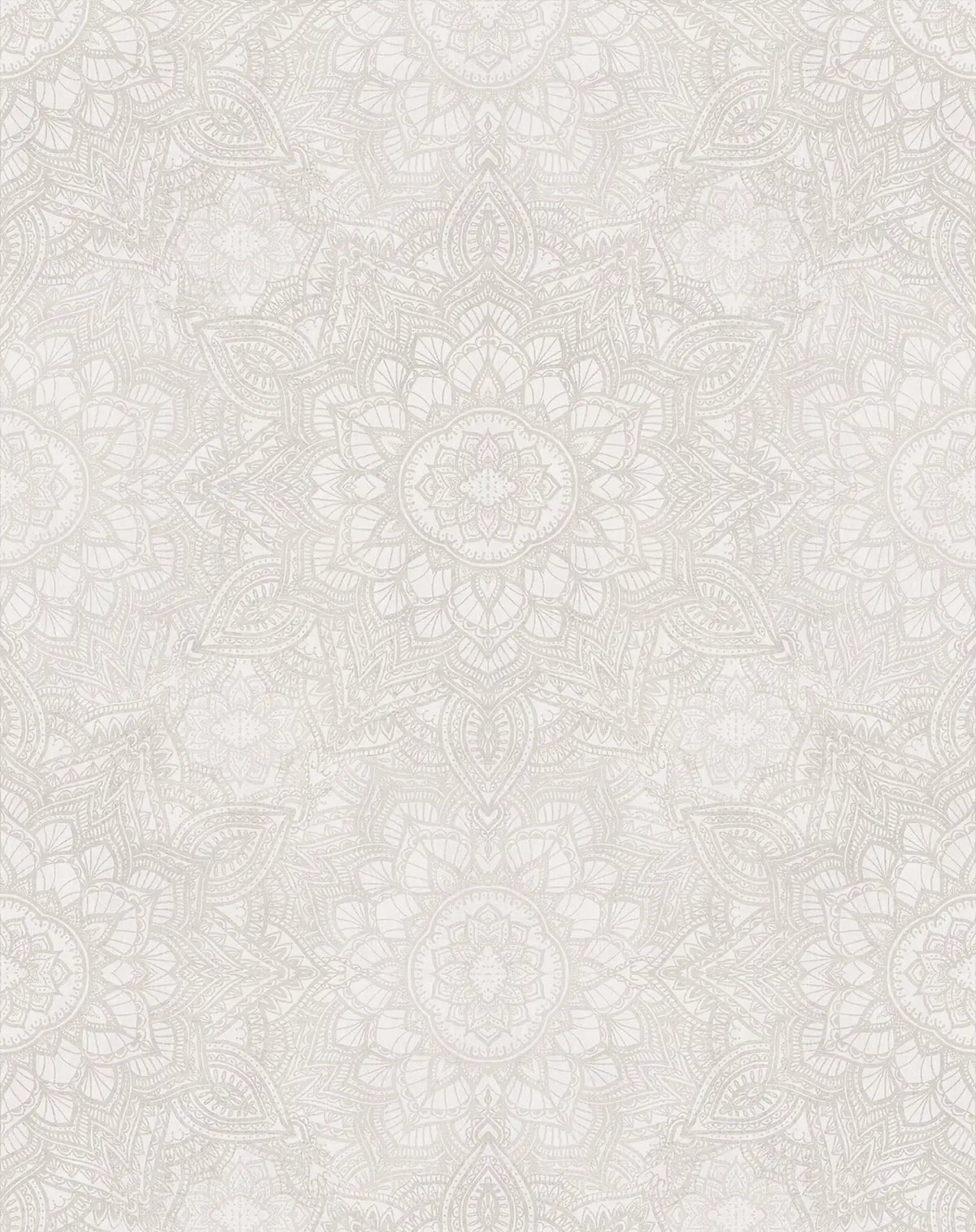 Mandala Ivory Wallpaper
