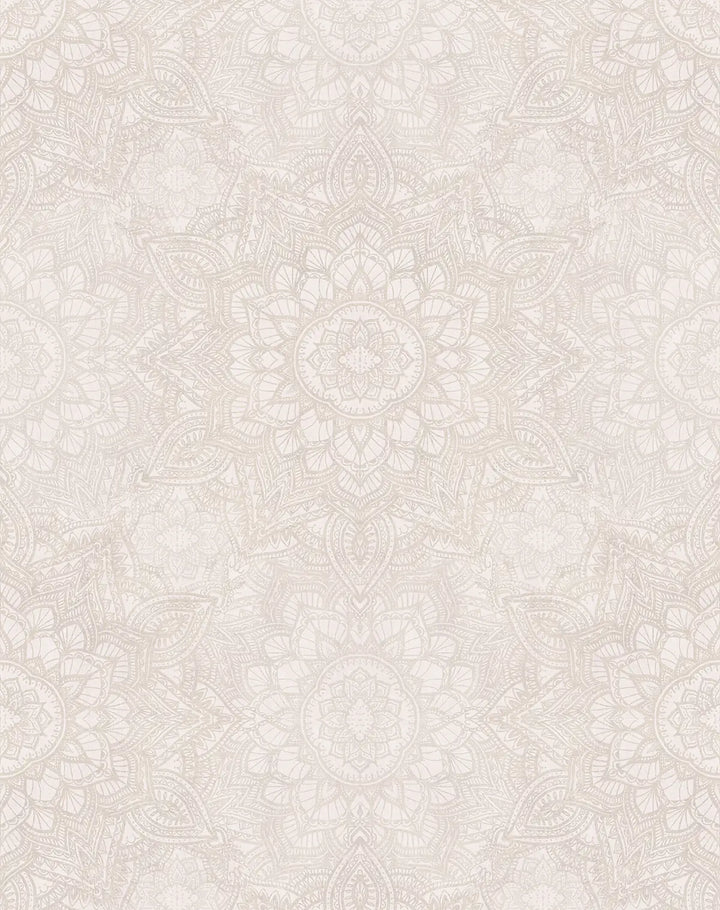 Mandala Beige Wallpaper