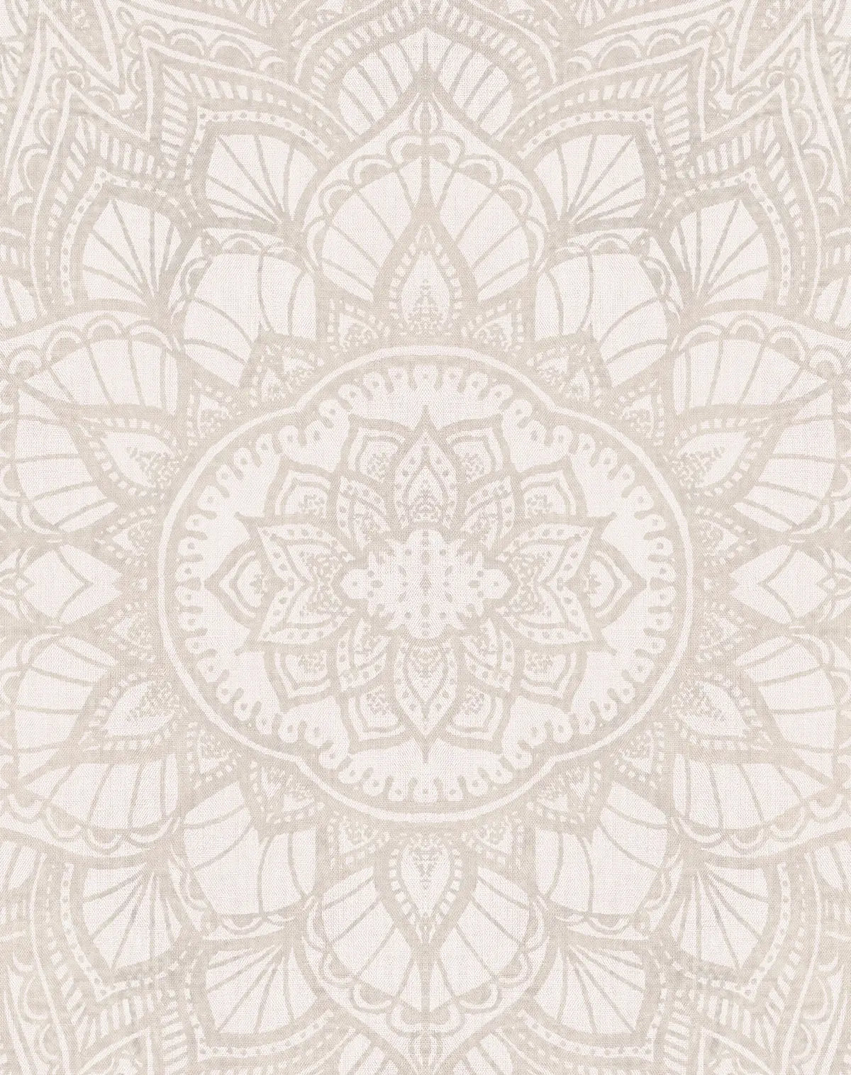 Mandala Beige Wallpaper