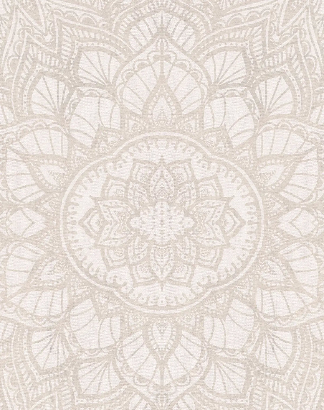 Mandala Beige Wallpaper