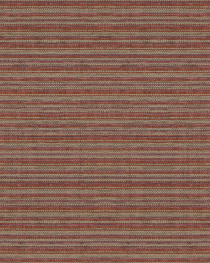 Multicolor Boho Stripe Rust Plum Wallpaper