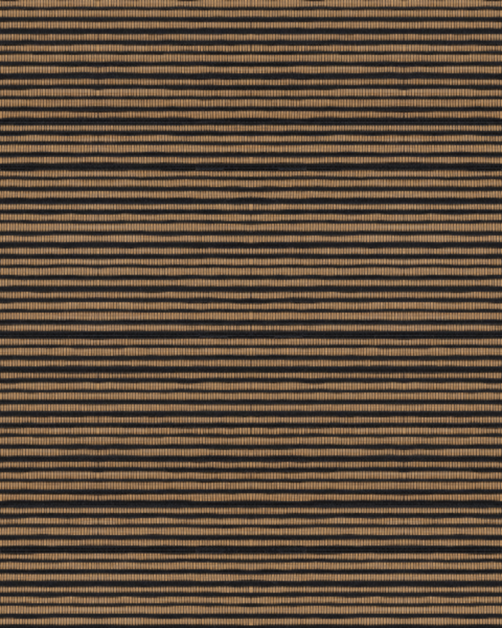 Bold Striped Texture Dark Brown Gold Wallpaper