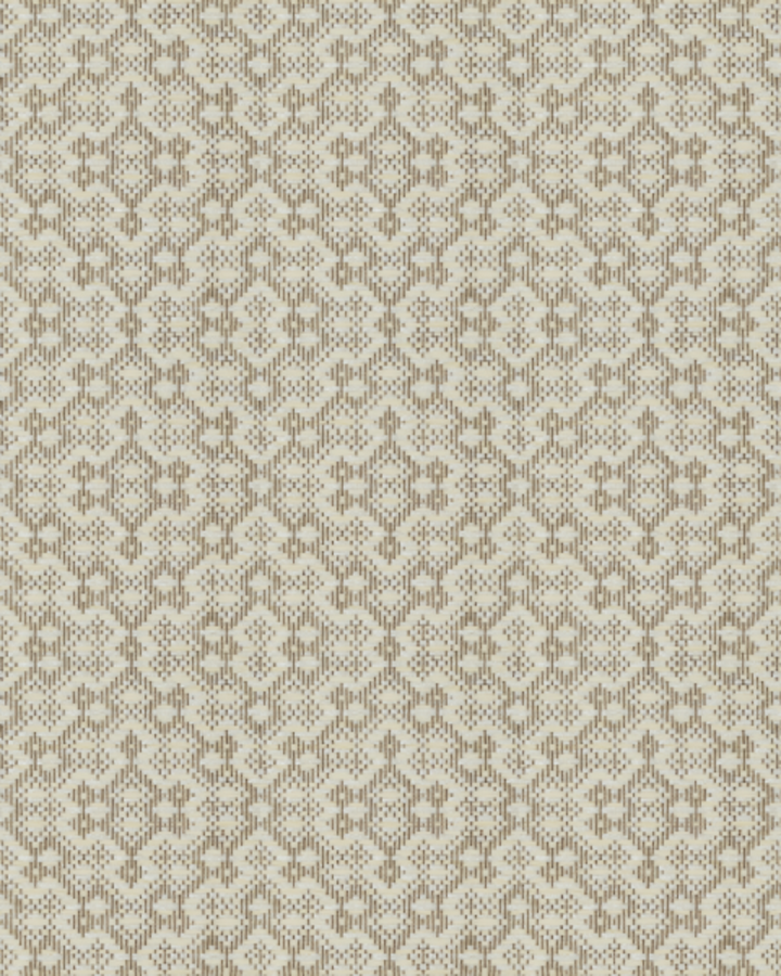 Geometric Weave Light Beige Wallpaper