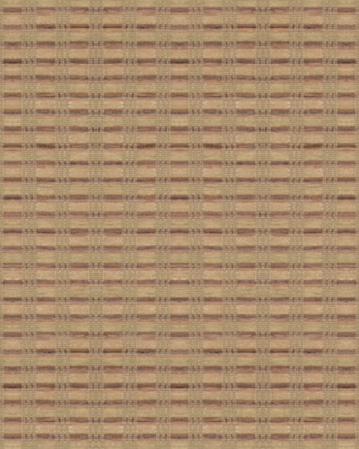 Deep Vertical Texture Mocha Brown Wallpaper