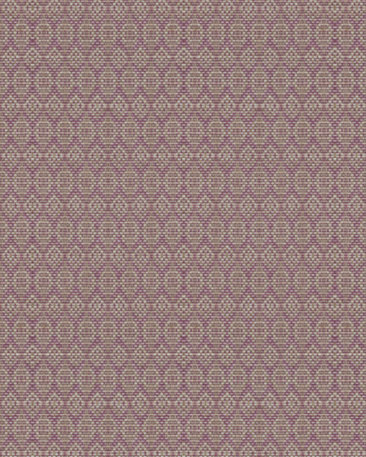 Hexa Weave Plum Beige Wallpaper