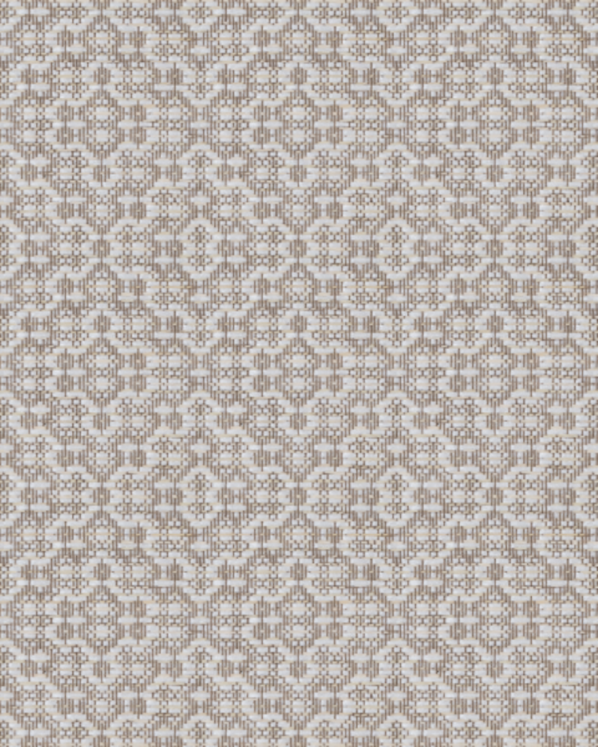 Tribal Mesh Texture Ivory Wallpaper