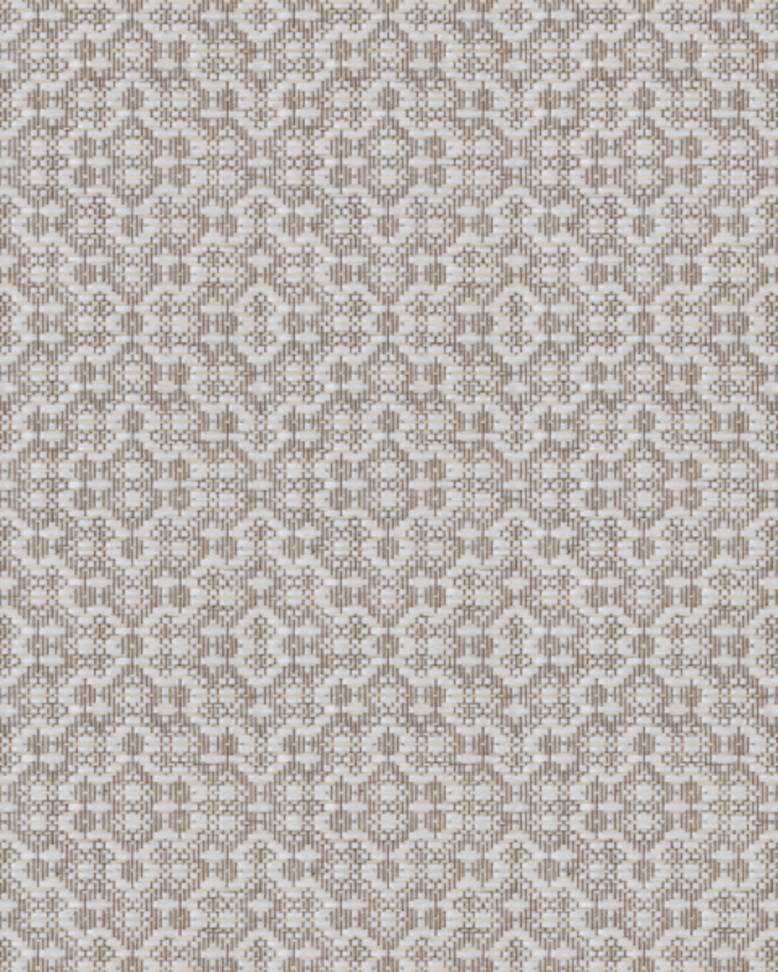 Tribal Mesh Texture Ivory Wallpaper
