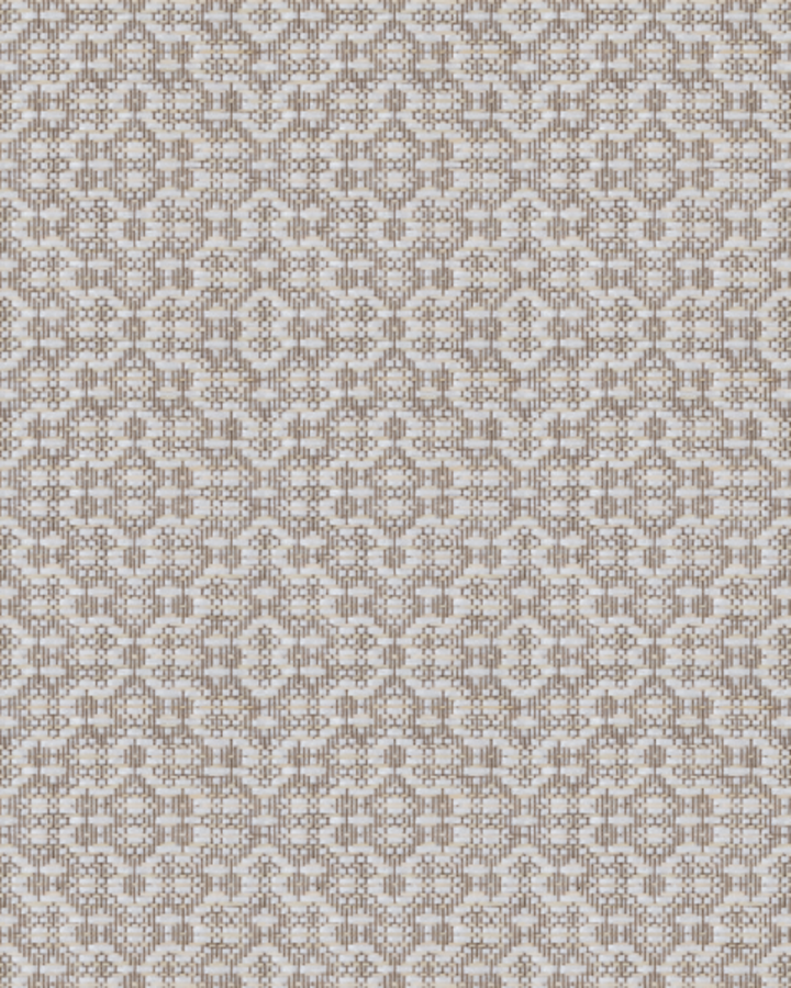 Tribal Mesh Texture Ivory Wallpaper