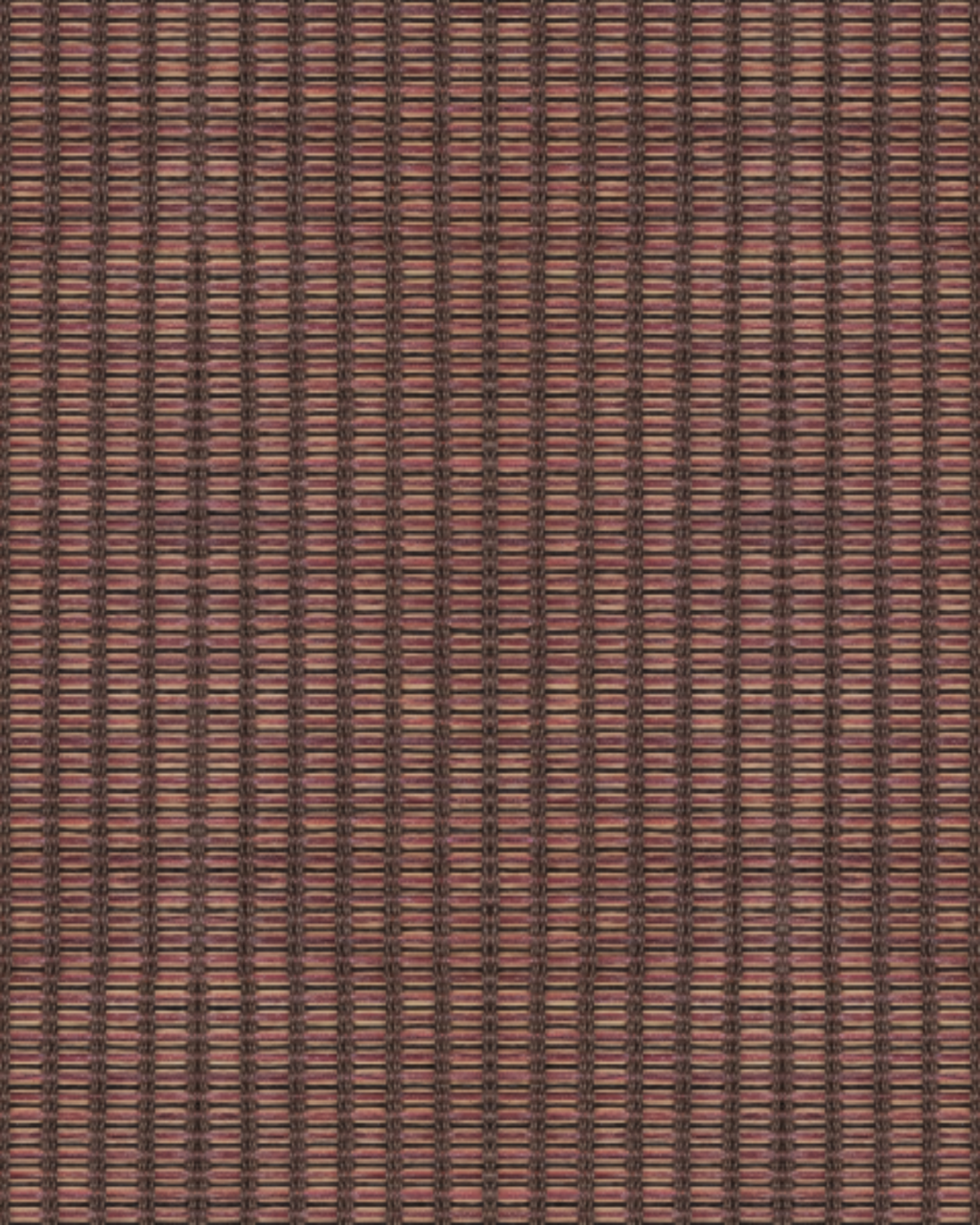 Vertical Weave Rust Red Wallpaper