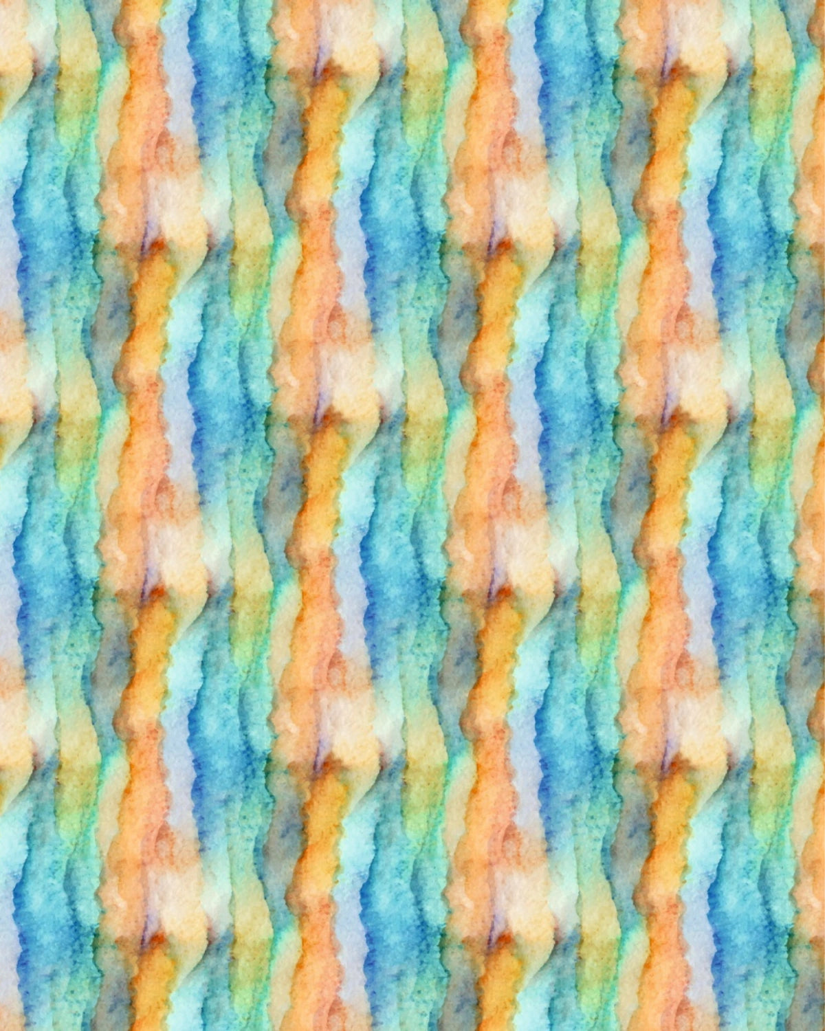 Rainbow Watercolor Horizon Wallpaper