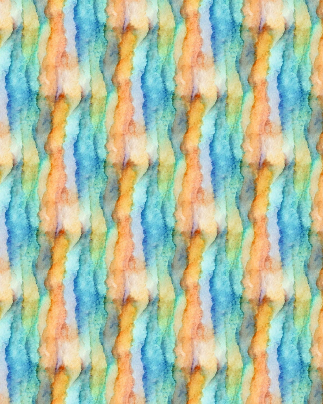 Rainbow Watercolor Horizon Wallpaper