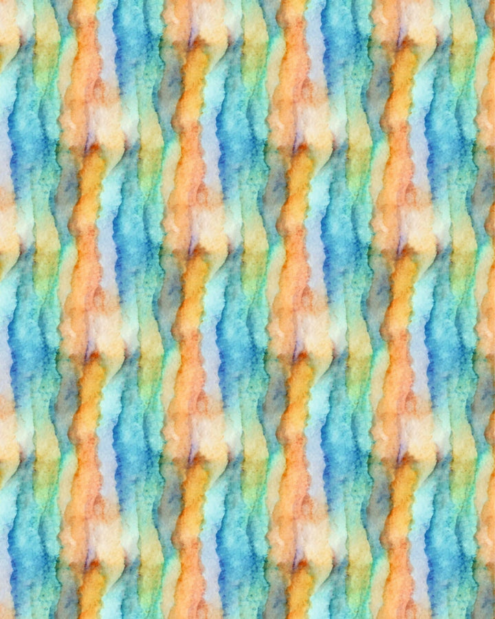 Rainbow Watercolor Horizon Wallpaper