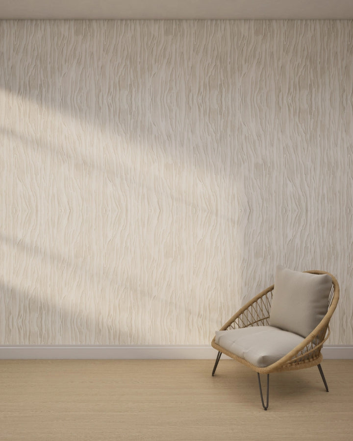 Desert Driftwood Waves Wallpaper