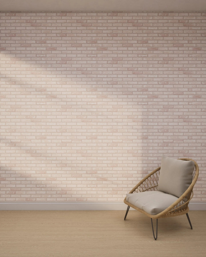 Pastel Brick Mosaic Wallpaper