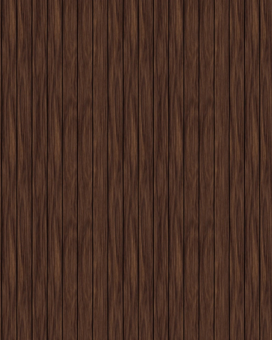 Dark Walnut Slats Wallpaper