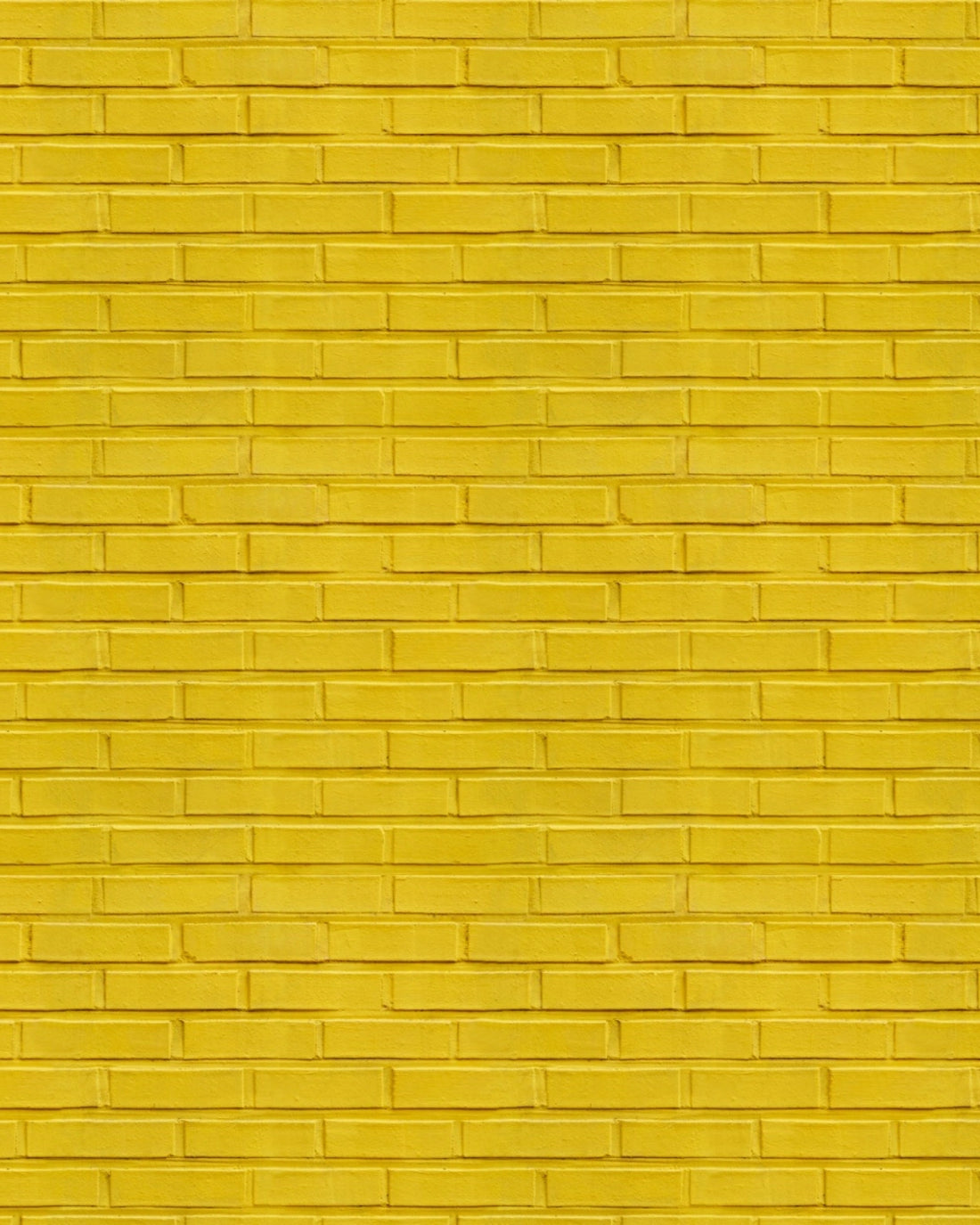 Golden Yellow Brick Mosaic Wallpaper