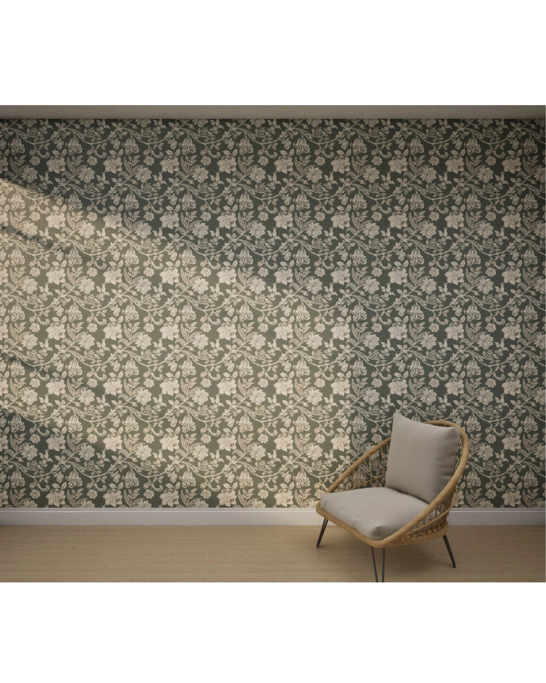 Bellflower Blossom Weave Wallpaper