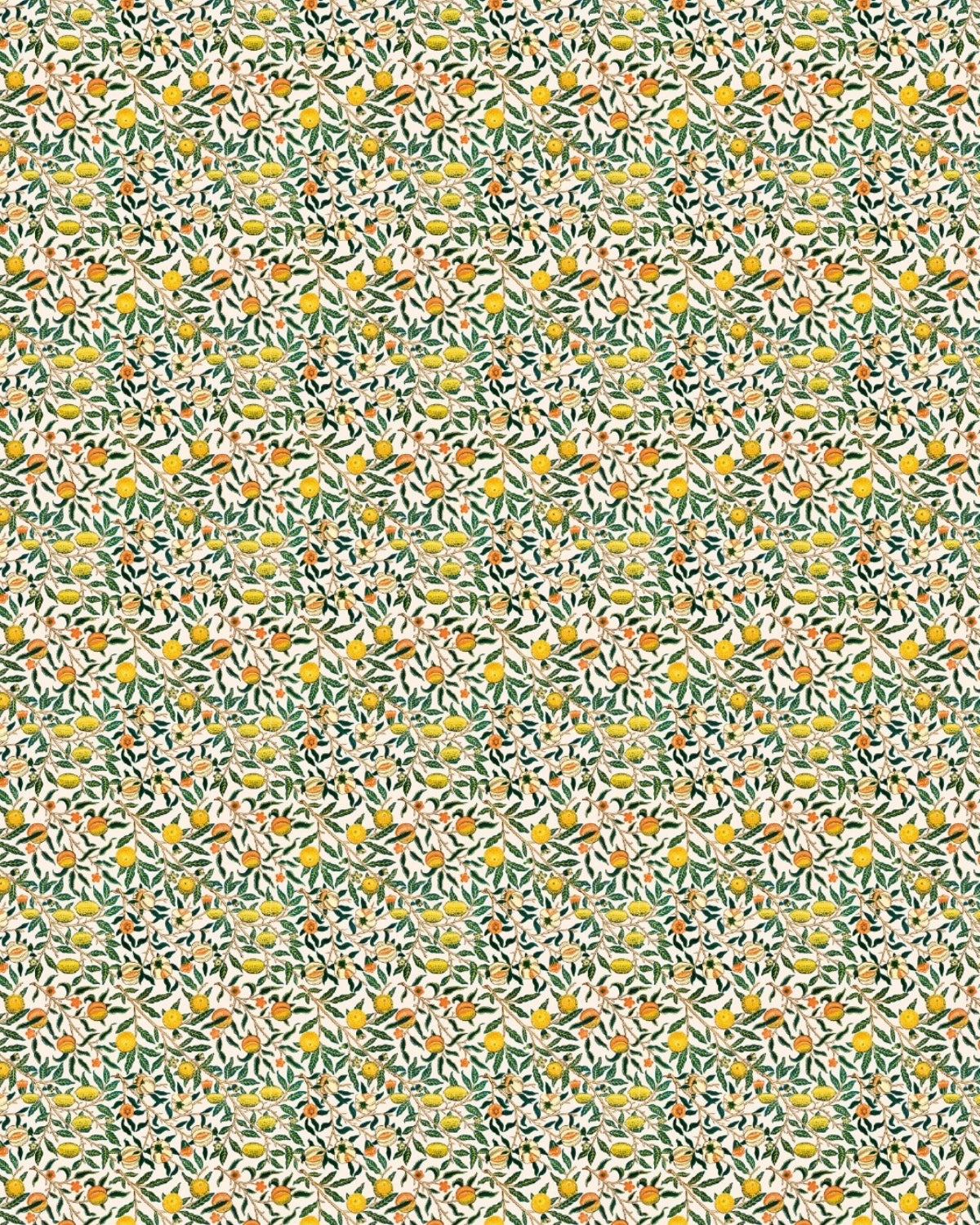 Citrus Garden Delight Wallpaper