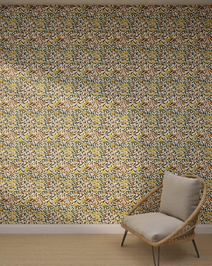 Citrus Garden Delight Wallpaper