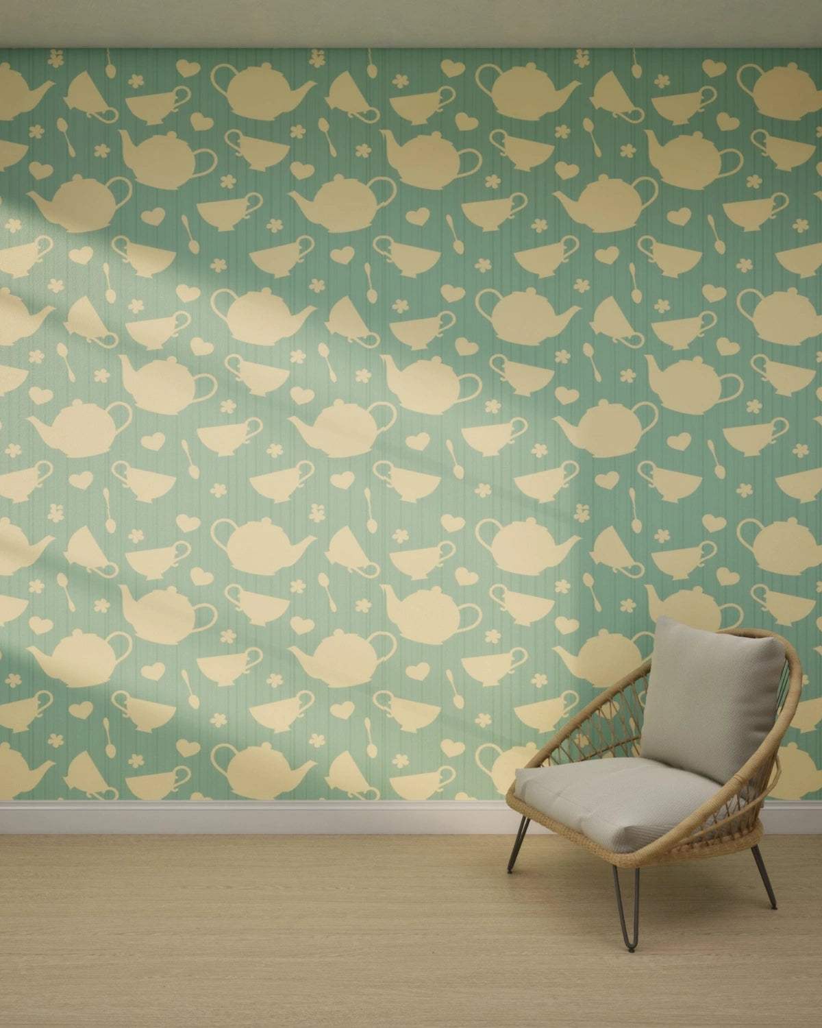 Tea Time Whimsy Wallpaper