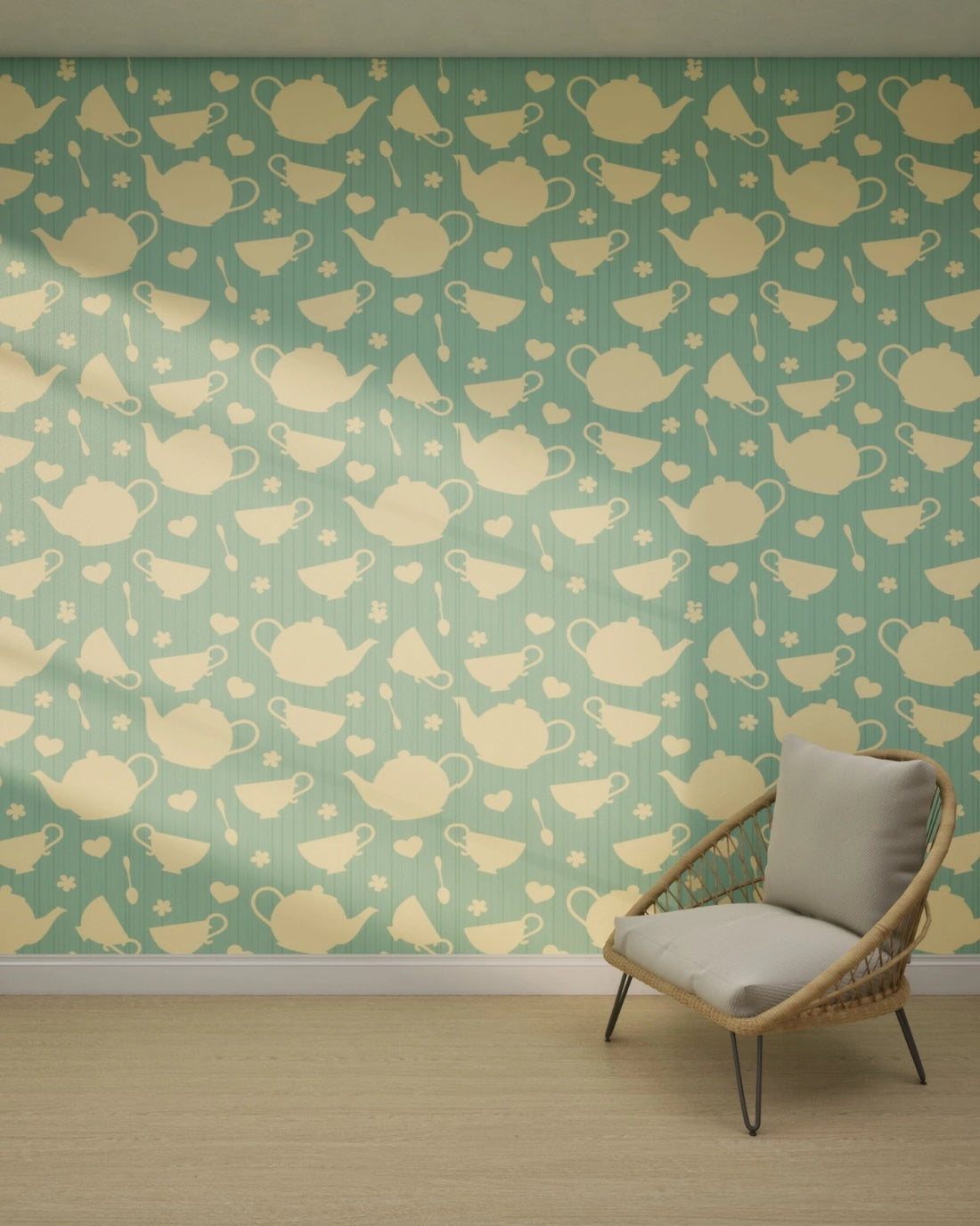 Tea Time Whimsy Wallpaper