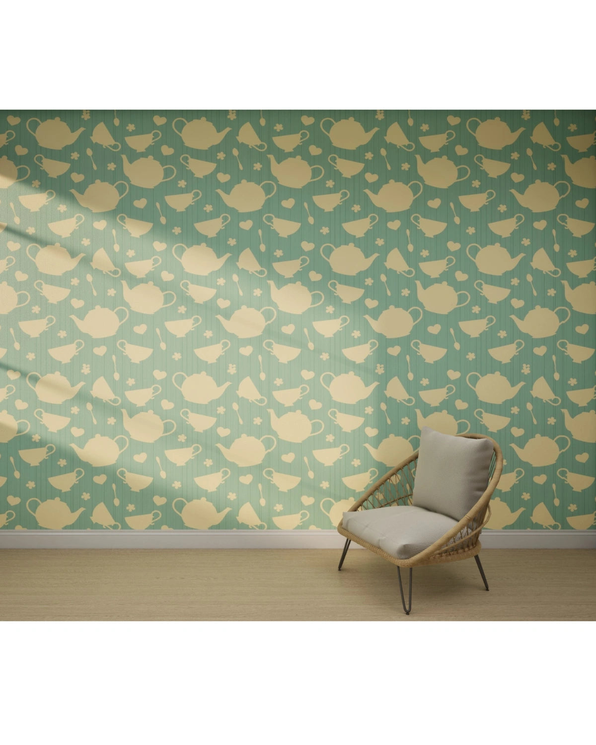 Tea Time Whimsy Wallpaper