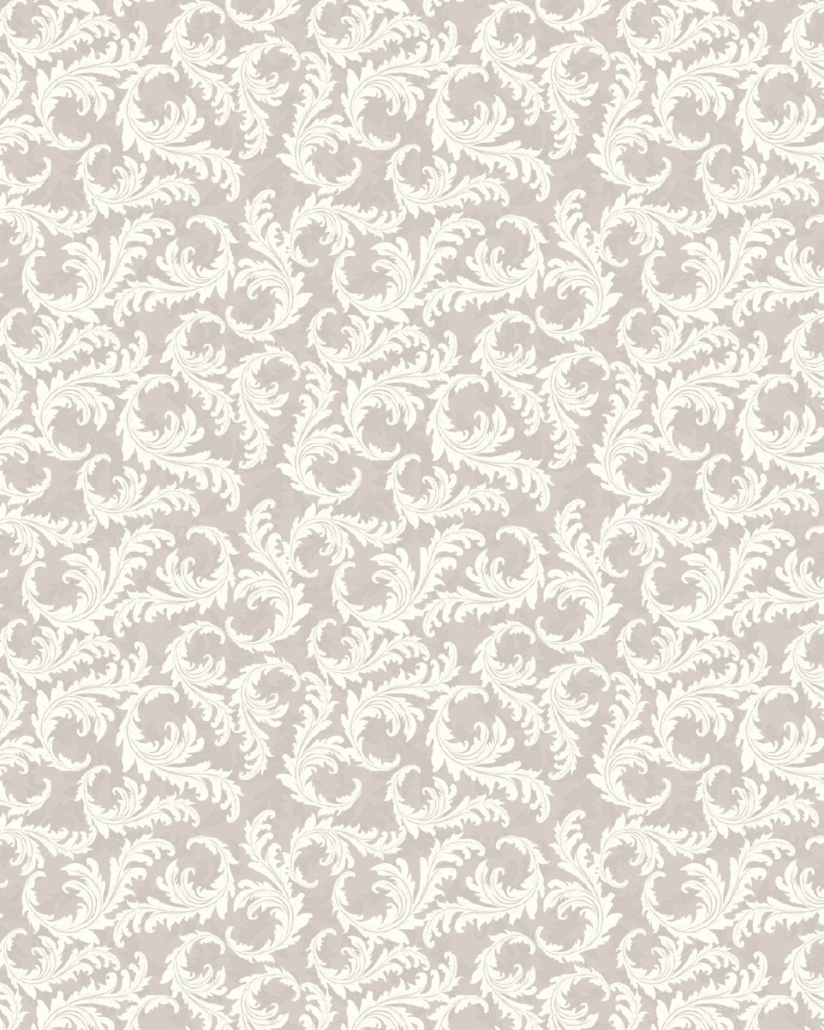 Regal Baroque Scroll Wallpaper