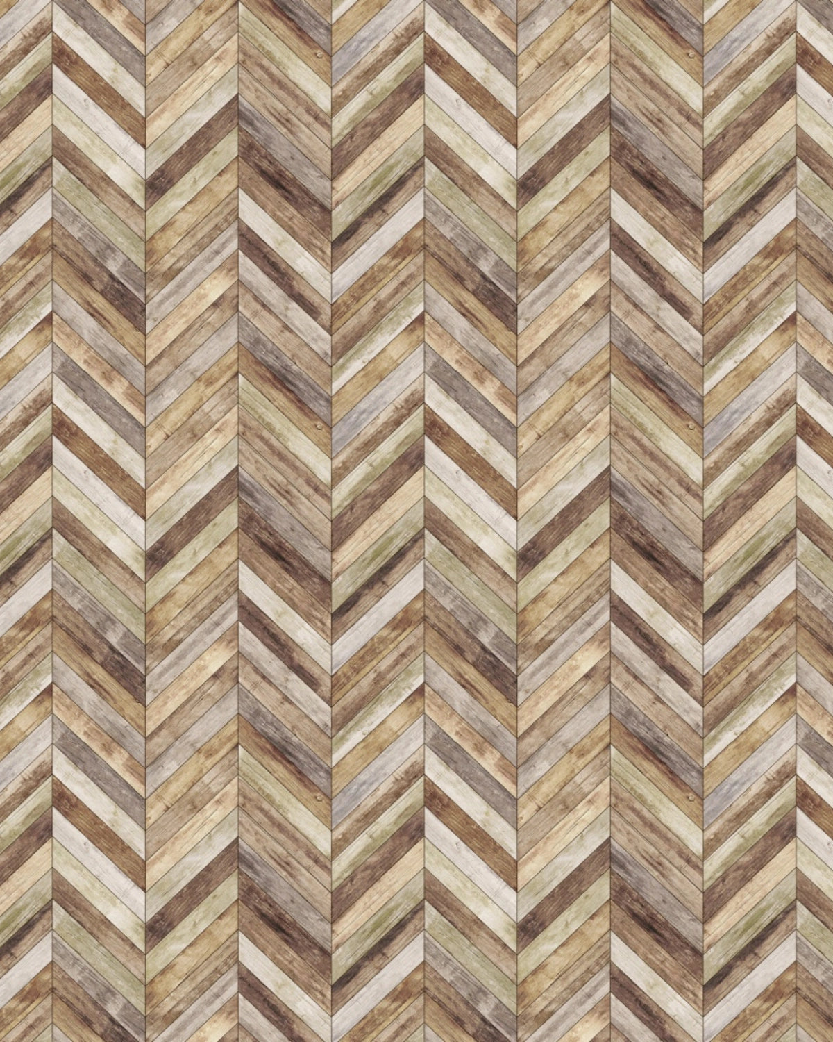 Chevron Rustic Wood Wallpaper