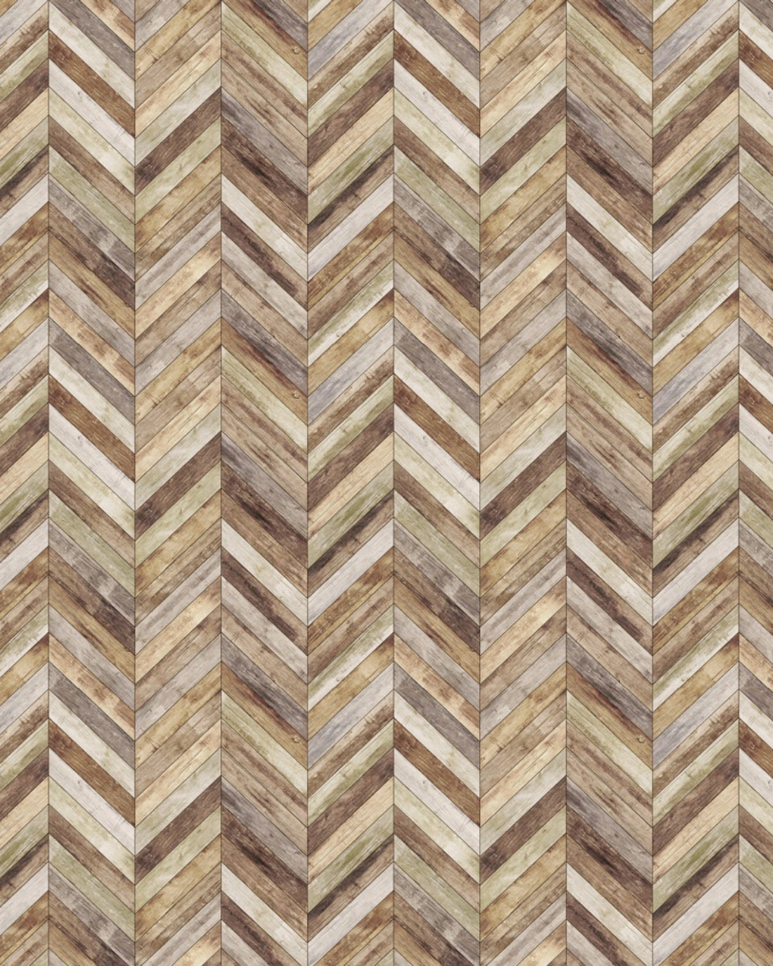 Chevron Rustic Wood Wallpaper