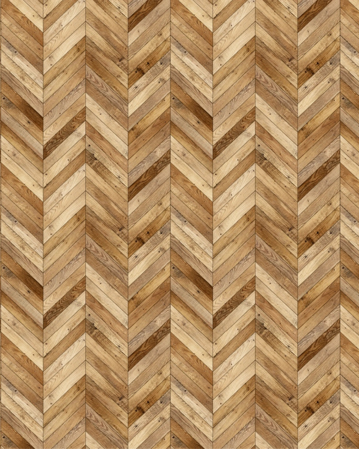 Chevron Softwood Mix Wallpaper