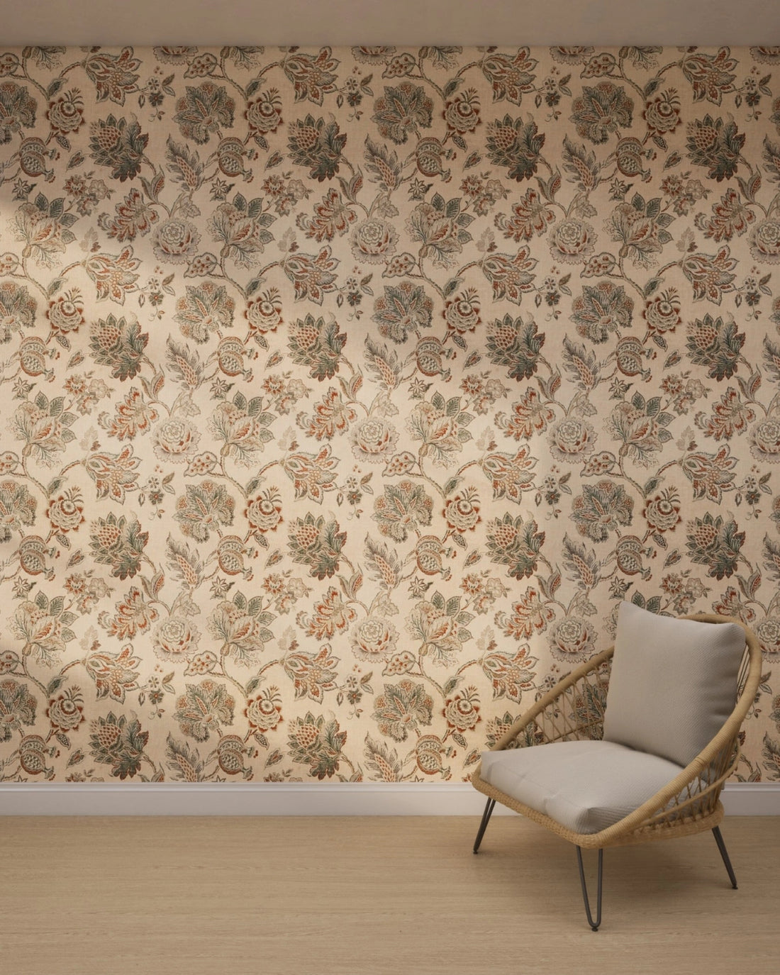 Botanical Vintage Bloom Wallpaper