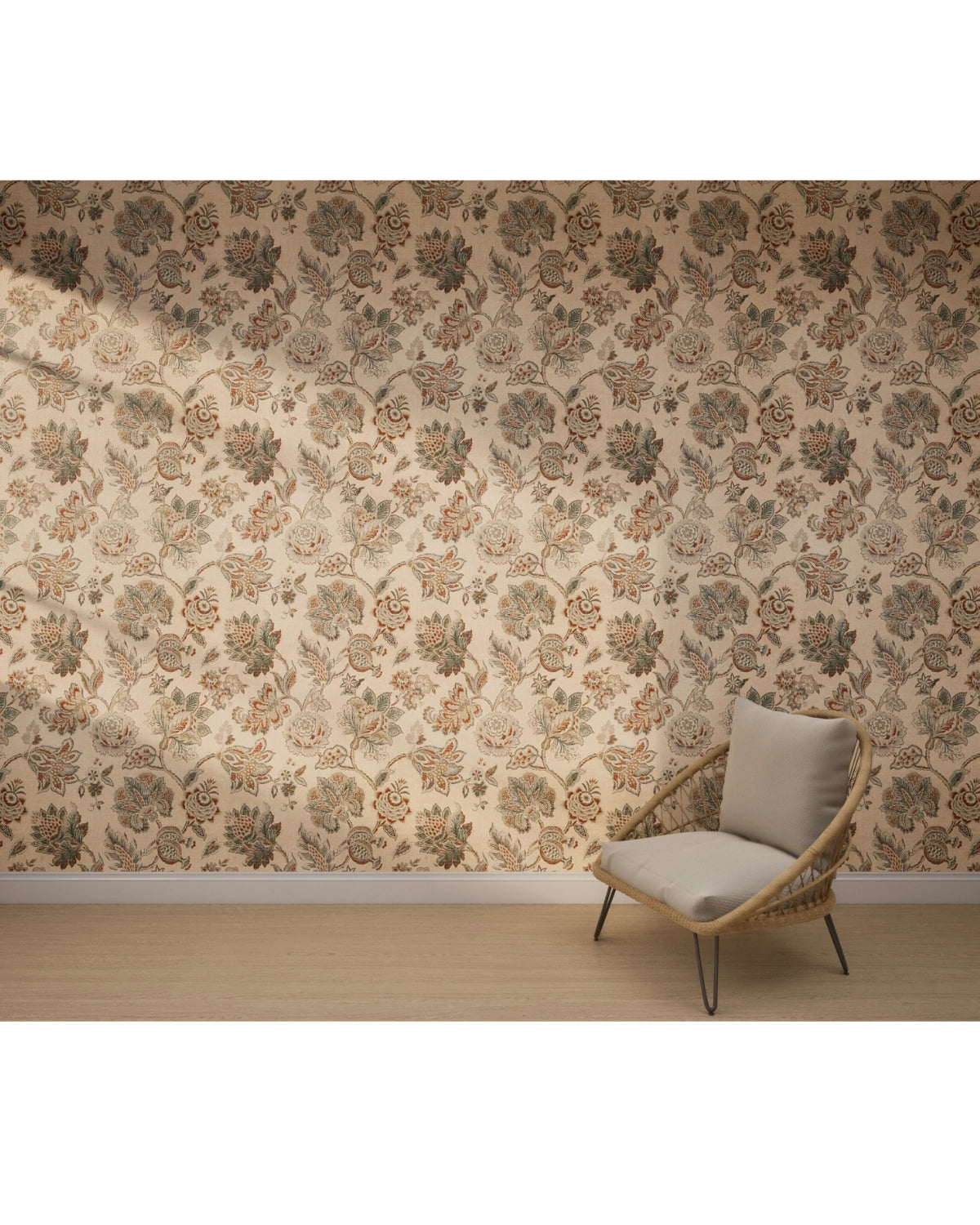 Botanical Vintage Bloom Wallpaper