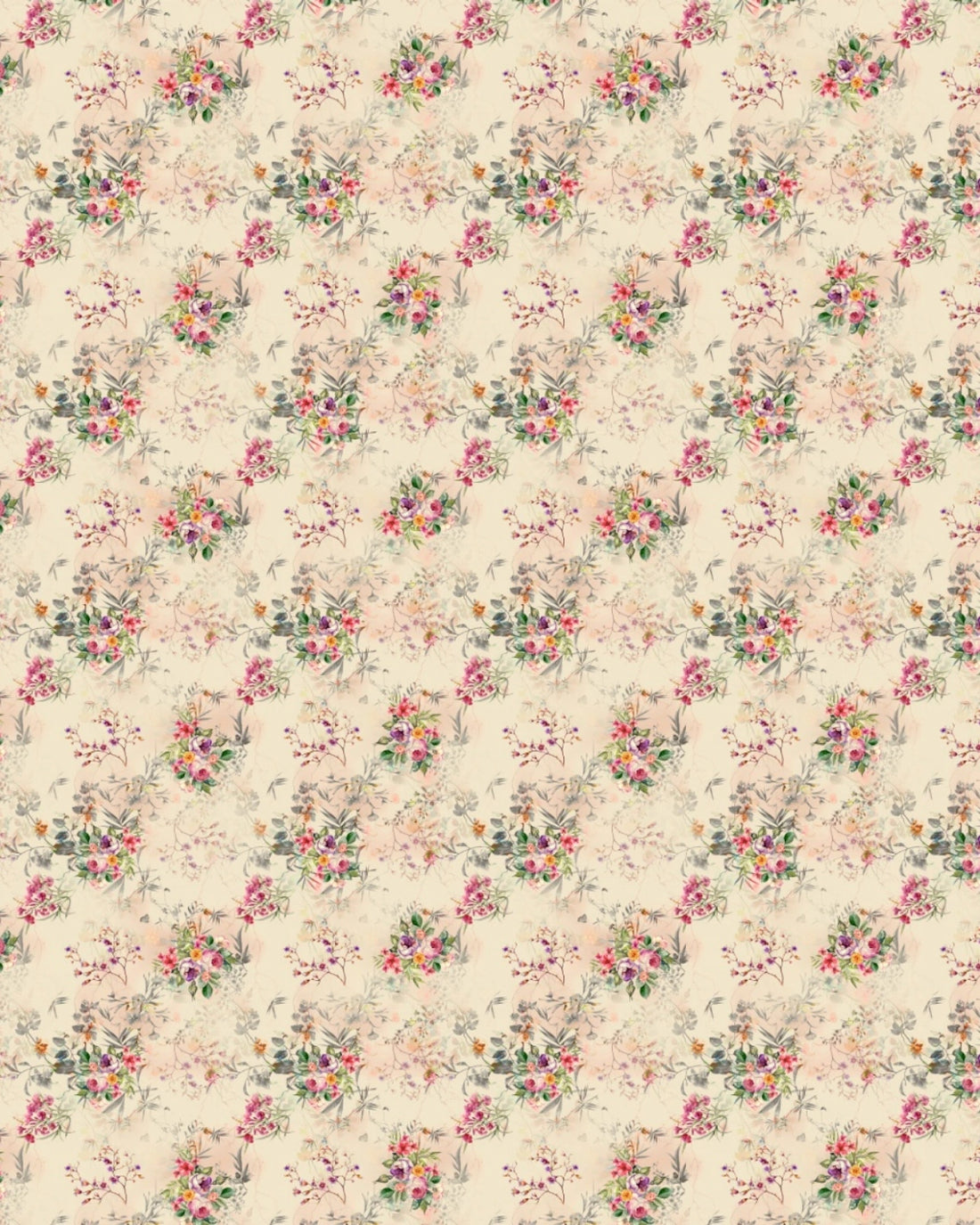 Pastel Blossom Garden Wallpaper