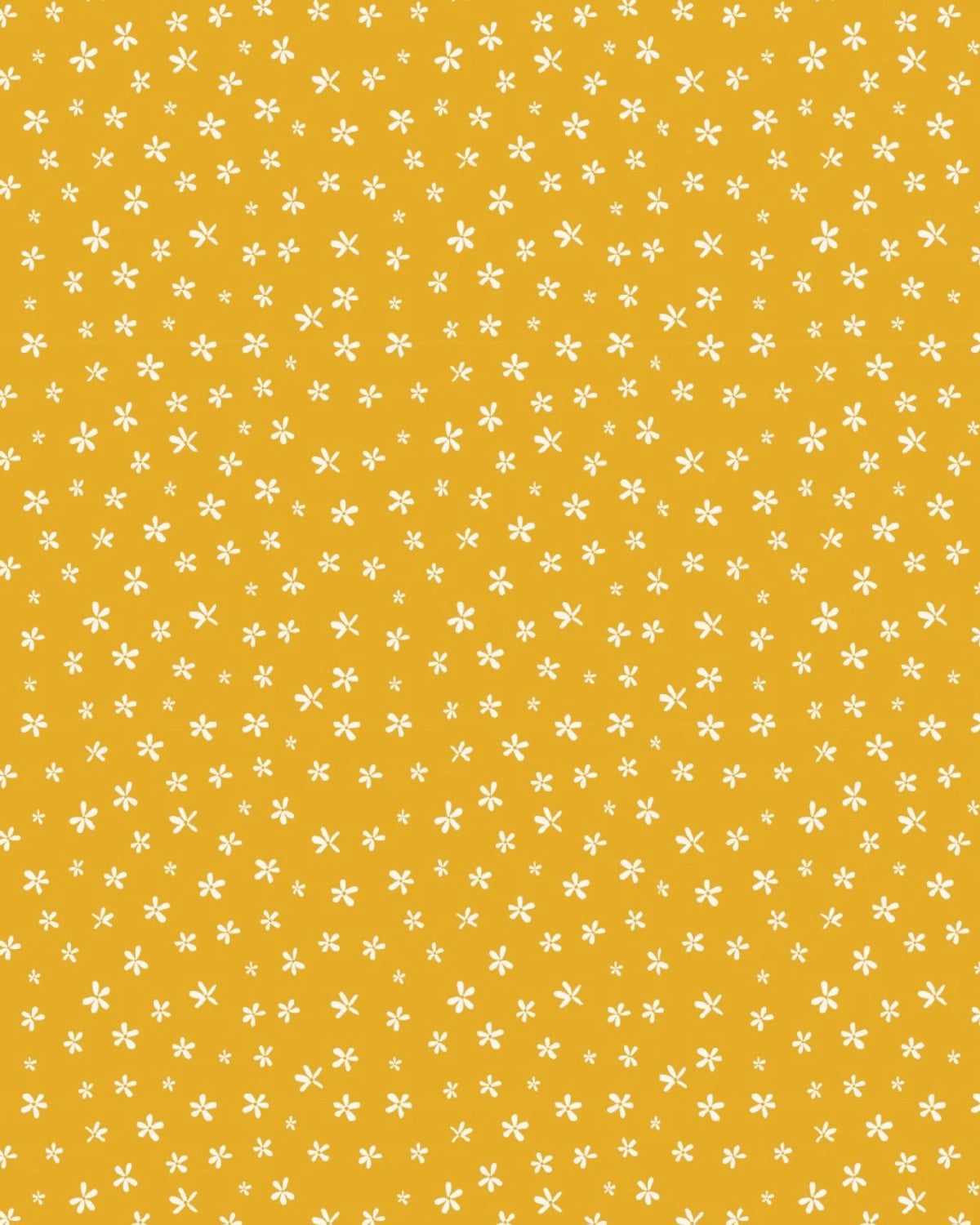 Minimal Daisy Sprinkle Wallpaper